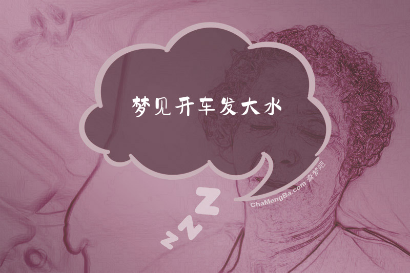 梦见开车发大水