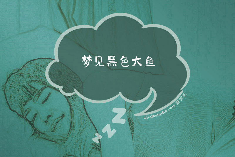 梦见黑色大鱼