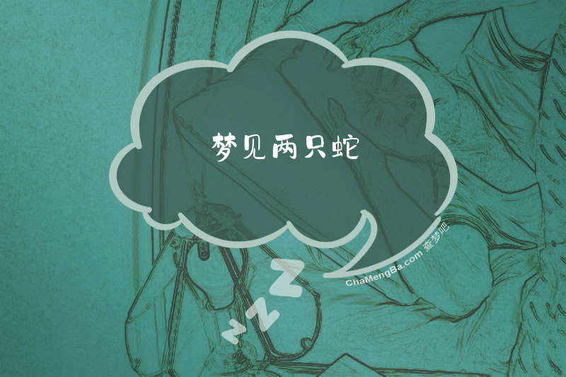 梦见两只蛇