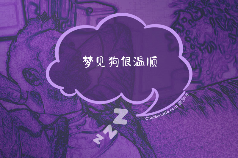 梦见狗很温顺