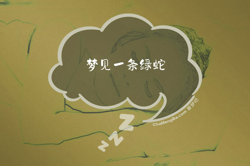 梦见一条绿蛇
