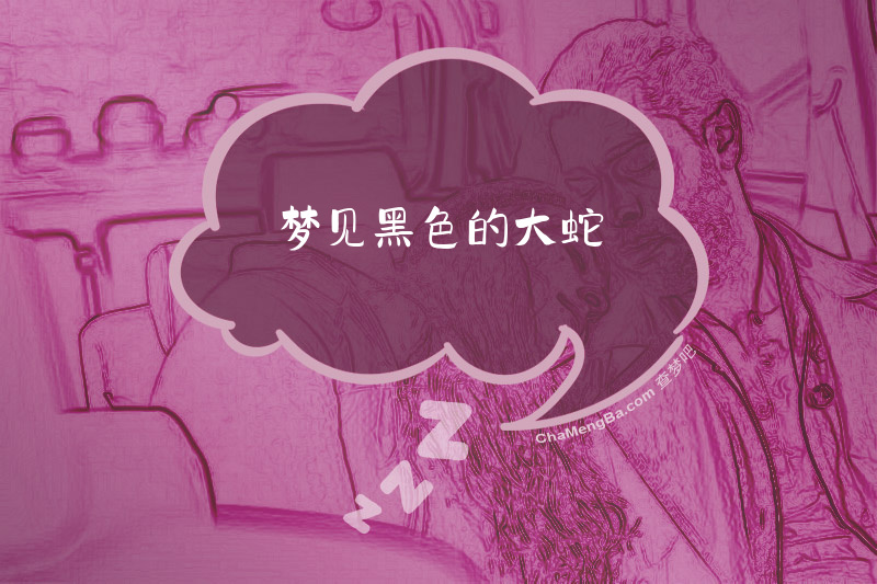 梦见黑色的大蛇
