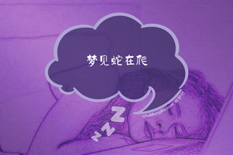 梦见蛇在爬