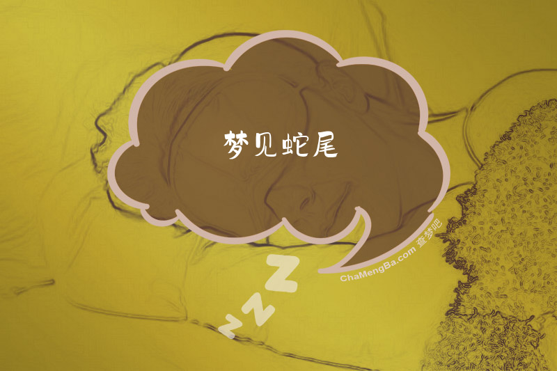 梦见蛇尾