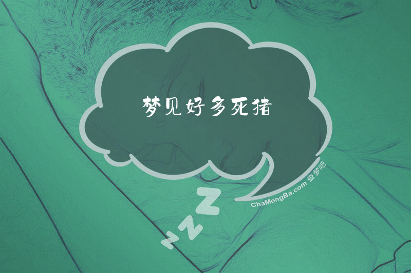 梦见好多死猪