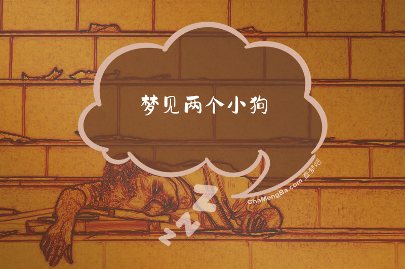 梦见两个小狗
