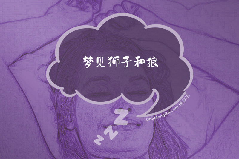 梦见狮子和狼