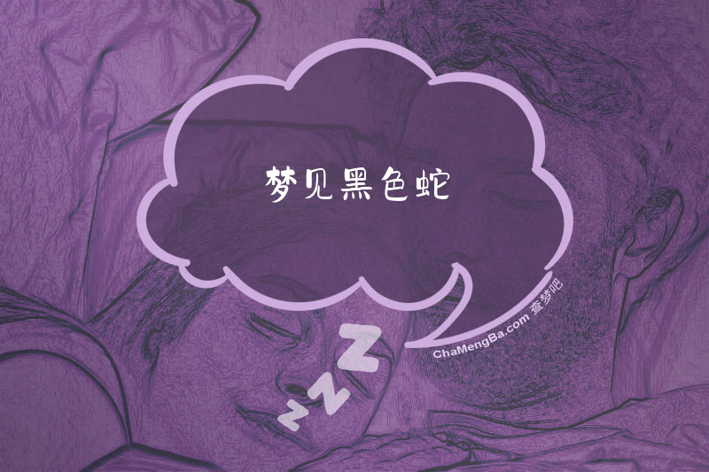 梦见黑色蛇