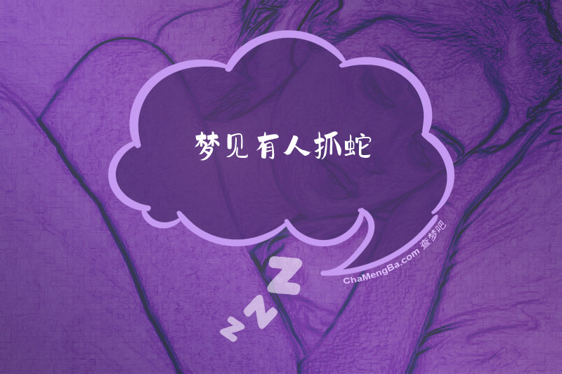 梦见有人抓蛇
