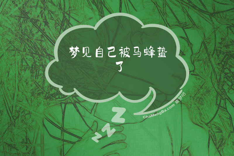 梦见自己被马蜂蛰了