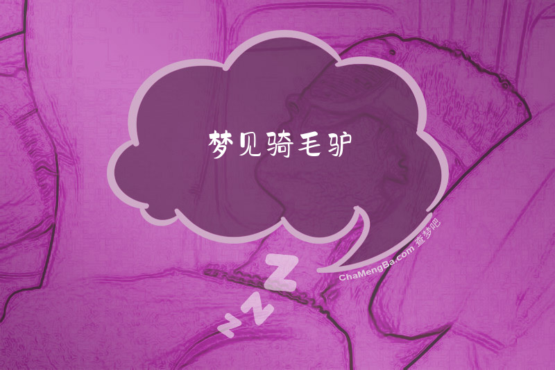 梦见骑毛驴