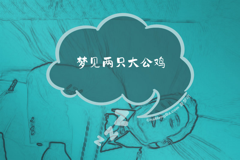 梦见两只大公鸡