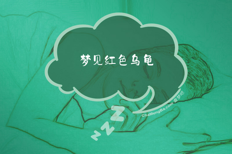梦见红色乌龟