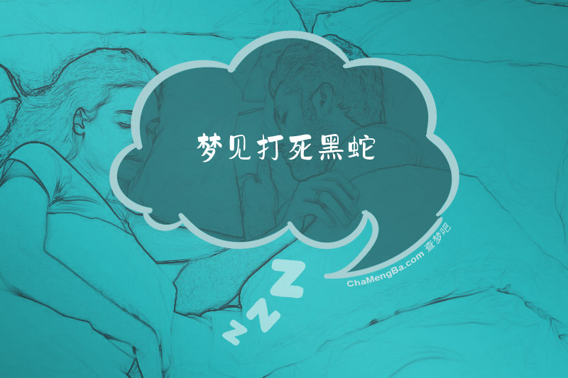 梦见打死黑蛇