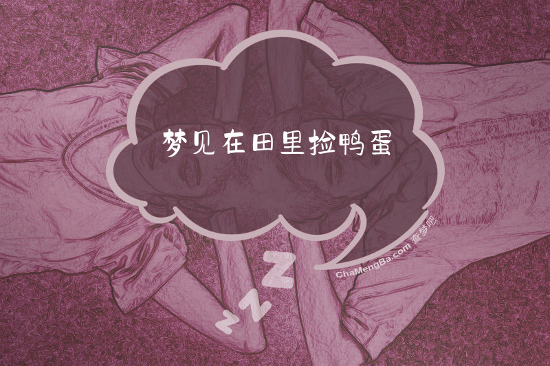 梦见在田里捡鸭蛋
