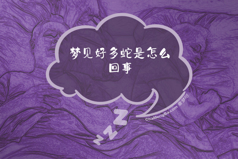 梦见好多蛇是怎么回事