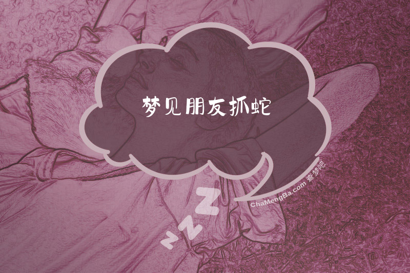 梦见朋友抓蛇