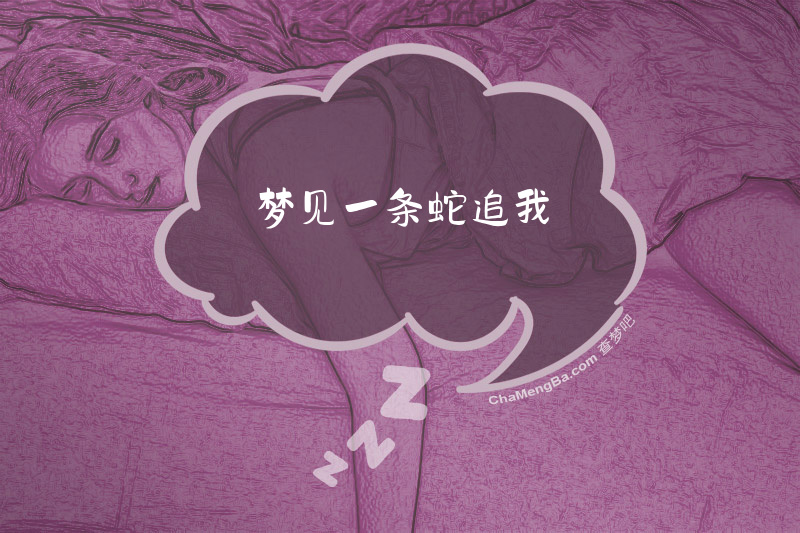 梦见一条蛇追我