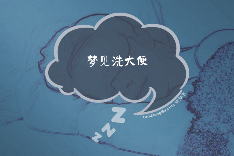 梦见洗大便