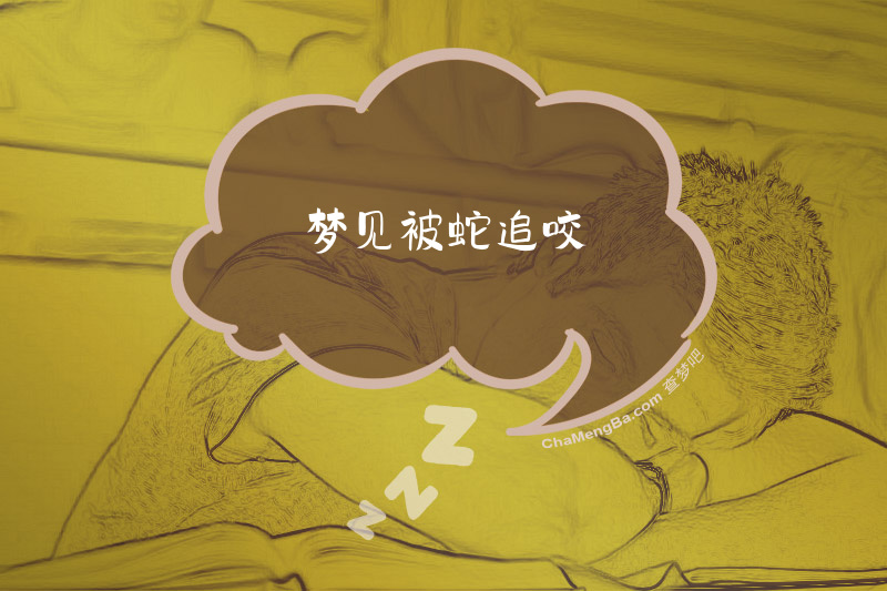 梦见被蛇追咬