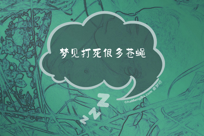 梦见打死很多苍蝇