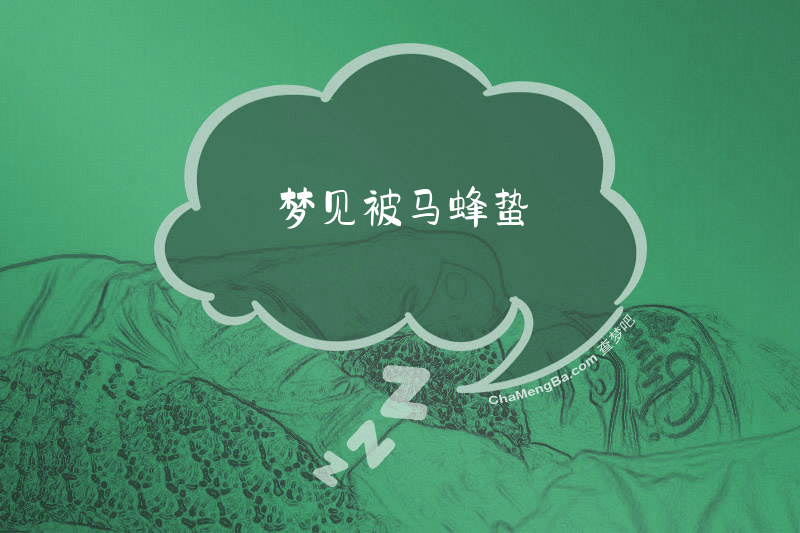 梦见被马蜂蛰