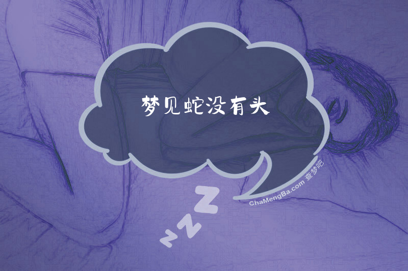 梦见蛇没有头