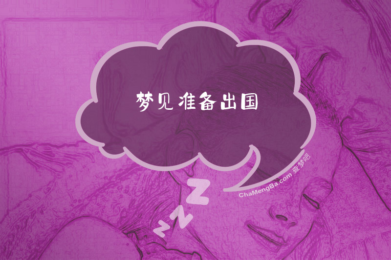 梦见准备出国