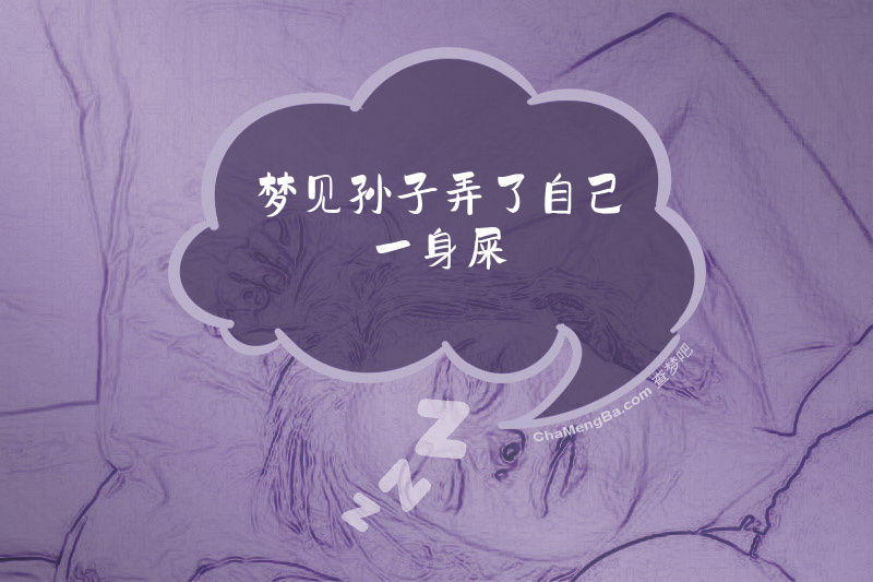 梦见孙子弄了自己一身屎
