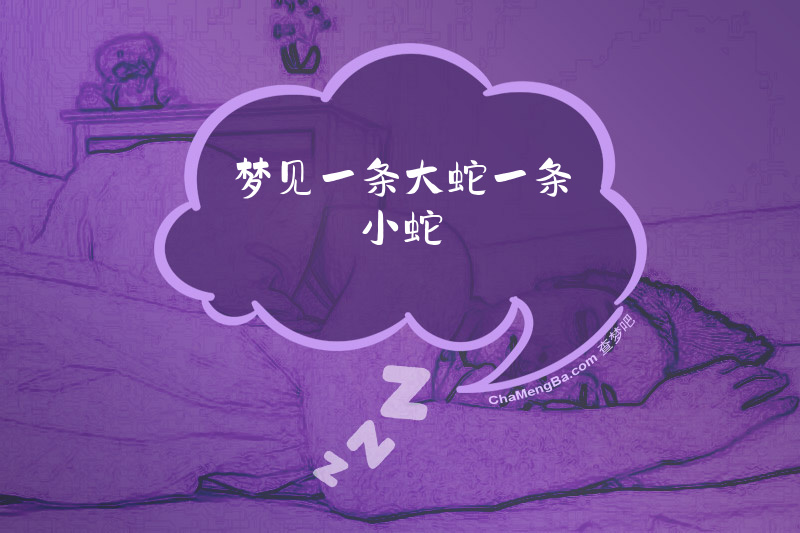 梦见一条大蛇一条小蛇