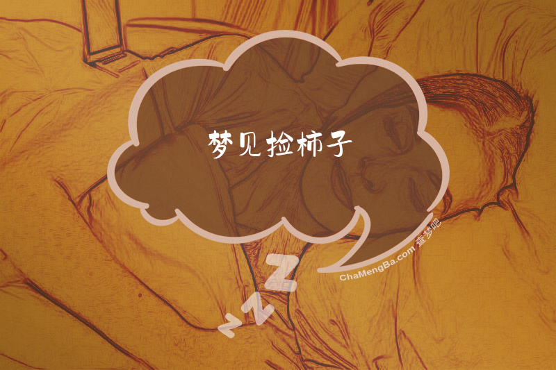 梦见捡柿子