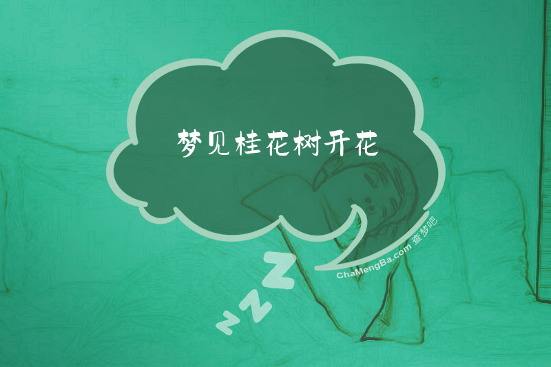 梦见桂花树开花