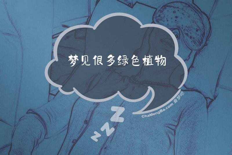 梦见很多绿色植物