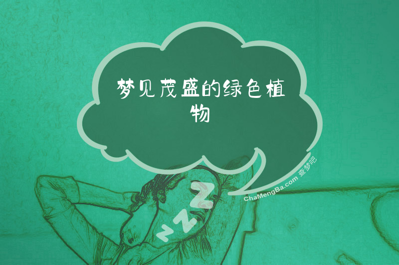 梦见茂盛的绿色植物