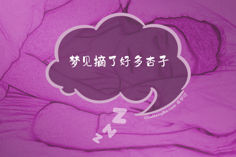 梦见摘了好多杏子