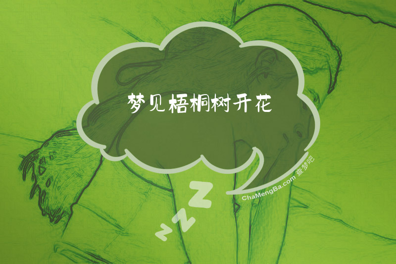 梦见梧桐树开花