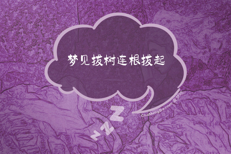 梦见拔树连根拔起