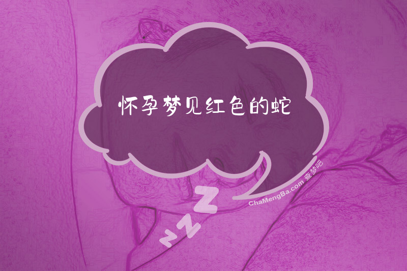 怀孕梦见红色的蛇