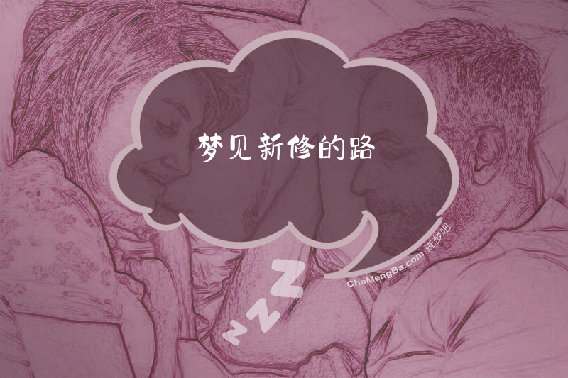 梦见新修的路