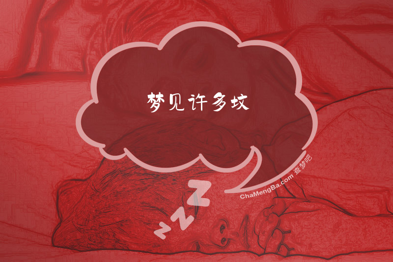 梦见许多坟