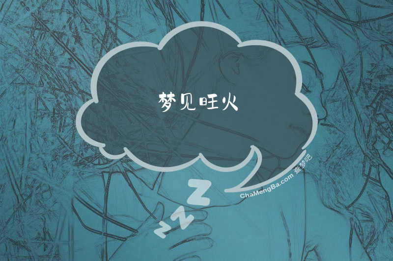 梦见旺火