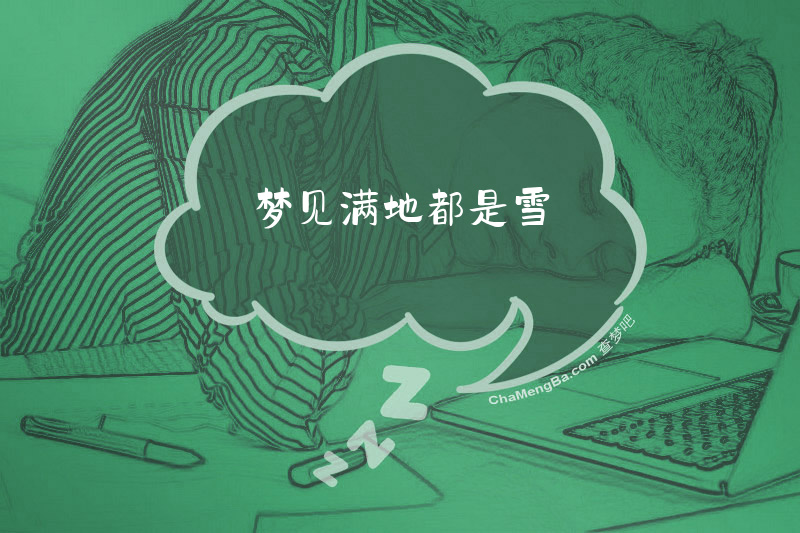 梦见满地都是雪