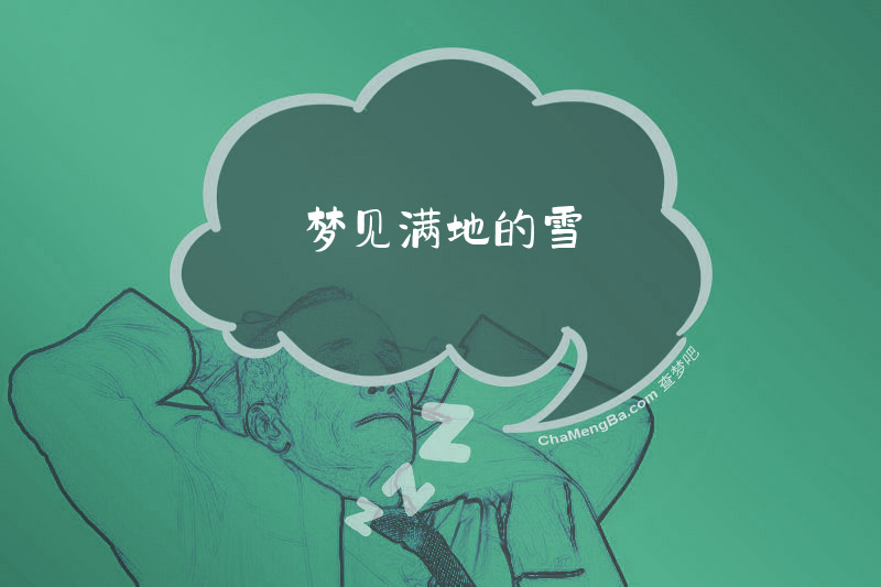 梦见满地的雪