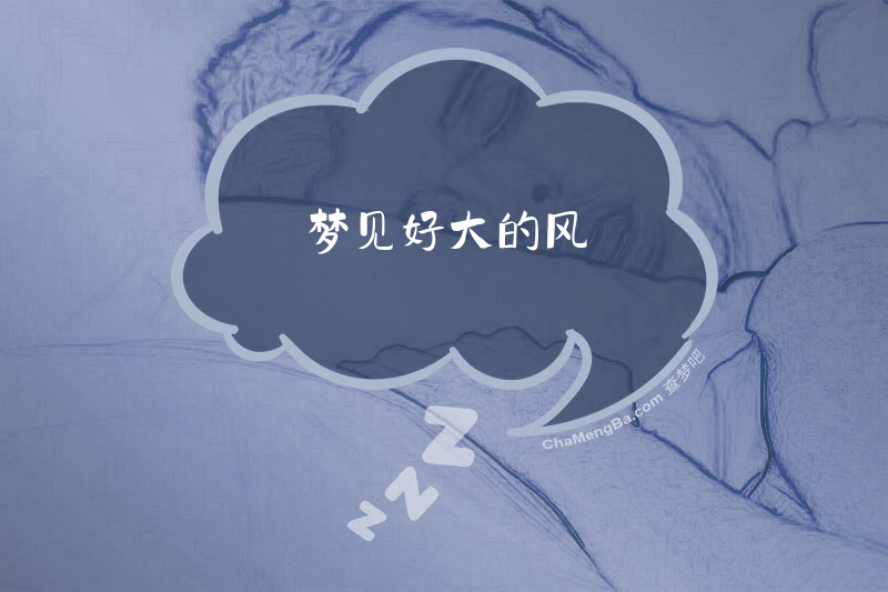 梦见好大的风