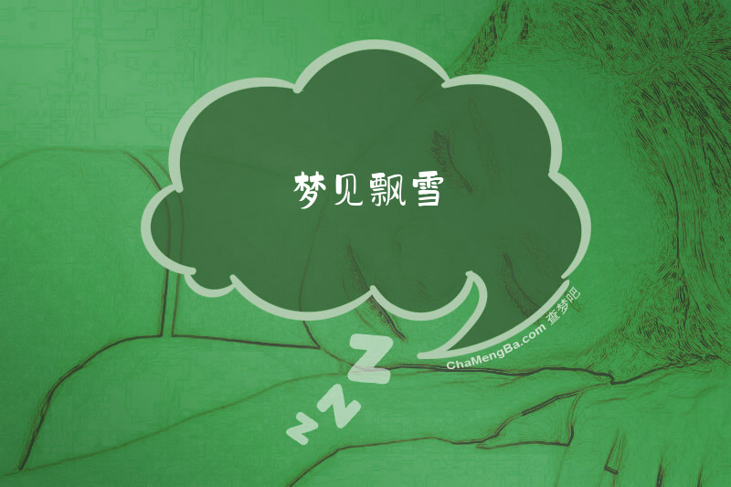 梦见飘雪
