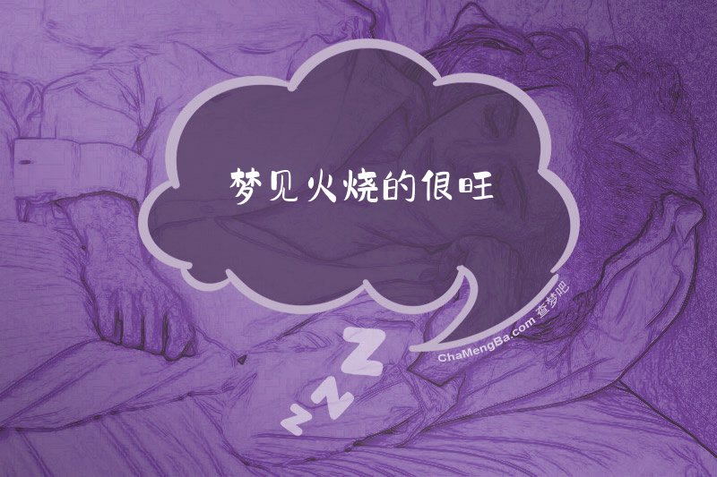 梦见火烧的很旺