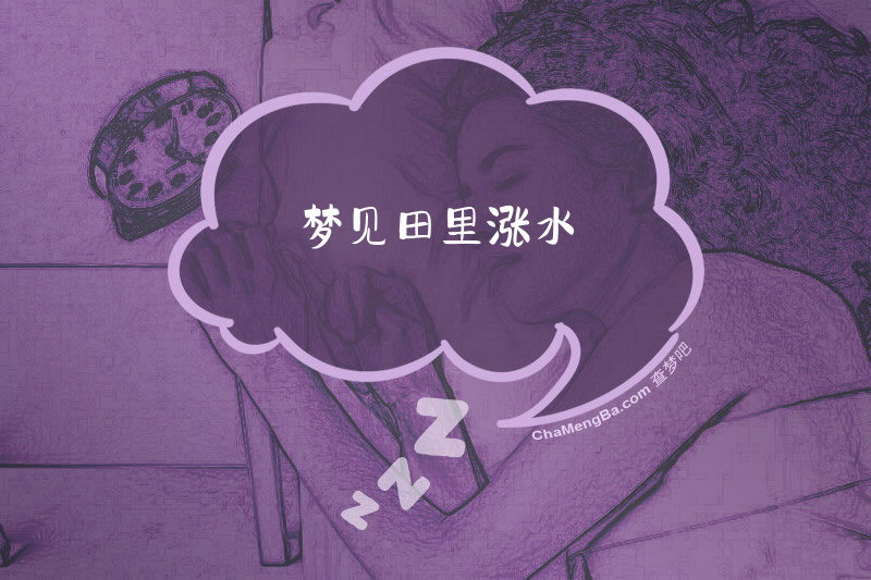 梦见田里涨水