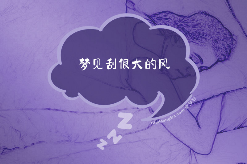 梦见刮很大的风
