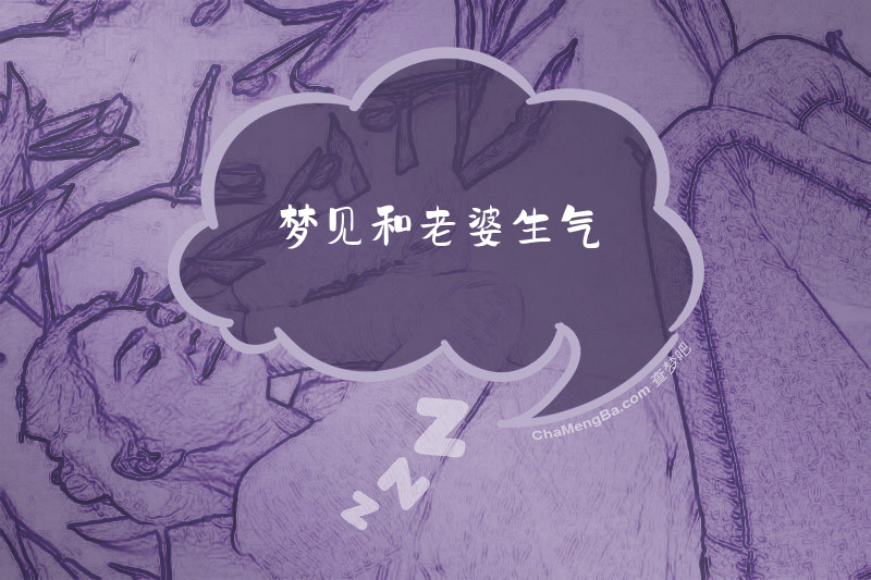 梦见和老婆生气