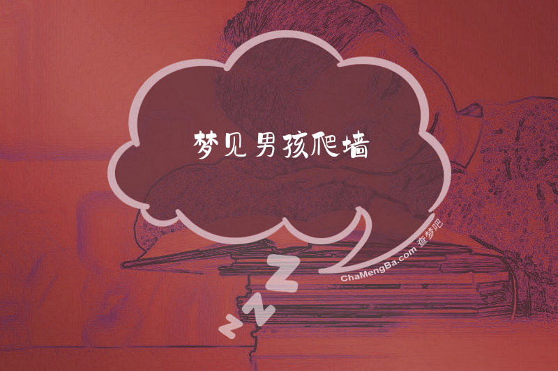 梦见男孩爬墙